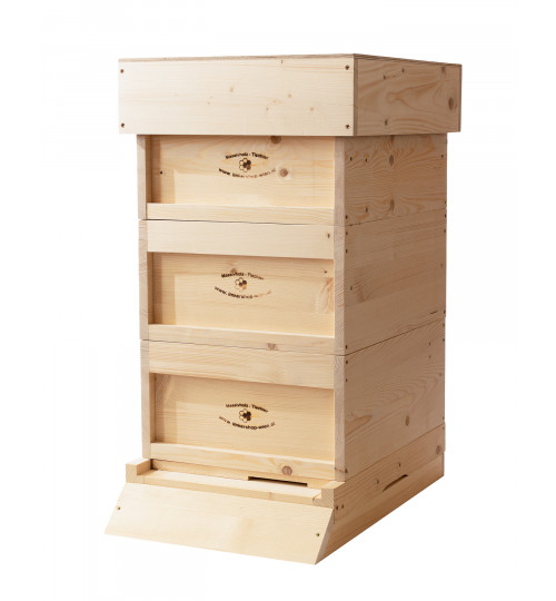 Zander-Beute Set, 229 m. Bodenbrett, komp. System 