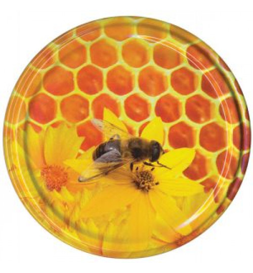 Deckel TO 82 Metall, Biene