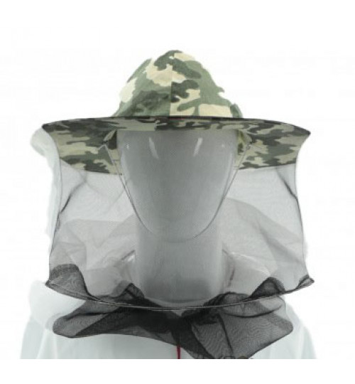 Imkerhut mit Schleier camouflage