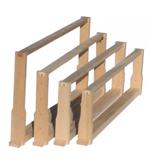 10 Stk. Dadant Blatt 470/435x300, Hoffmannseiten, gedrahtet