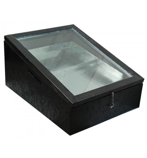 Sonnenwachsschmelzer, Holzgehäuse