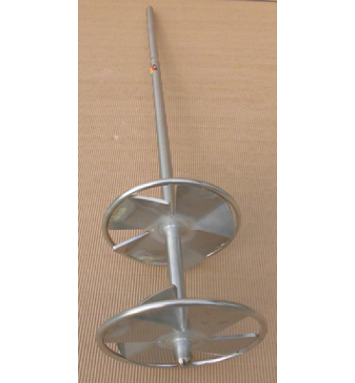 Honigrührflügel, Edelstahl, mit Scheuerschutz