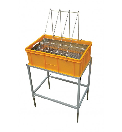 Entdeckelungsgestell mit Kunststoffwanne