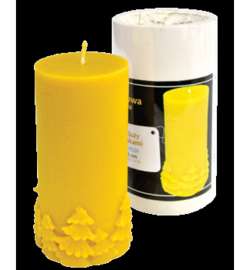 Stumpen mit Tannenbaum groß (13cm)