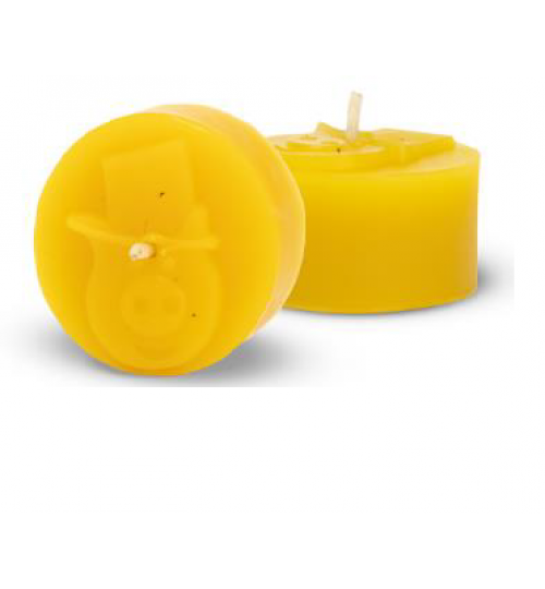 Kerzenform Teelicht Neujahrsschweinchen