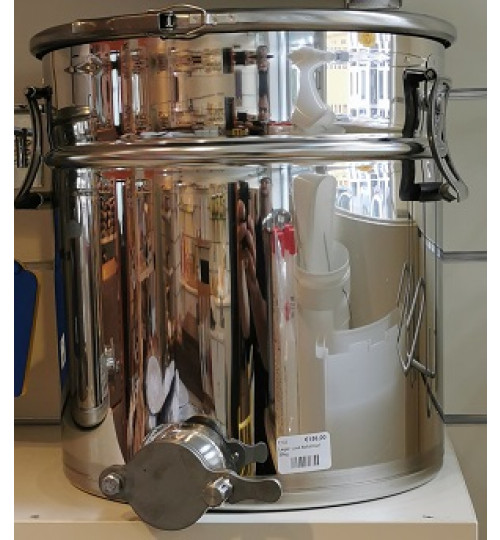 Lager- und Abfülltopf Edelstahl 30kg
