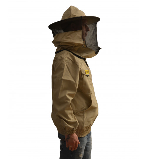 Imkerbluse mit Hut und Schleier