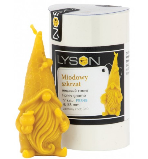 Kerzengießform Wichtel mit Honig