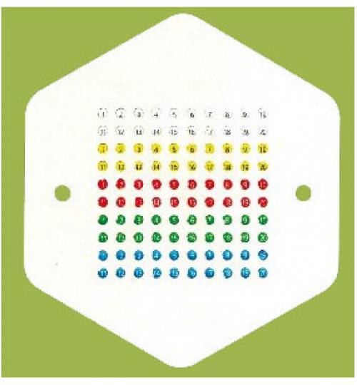 Opalithplättchen 5 Jahresfarben