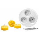 Silikonform Teelicht Sterne