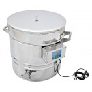 Honigauftaubehälter 70l, rostfrei, dig. Steuerung