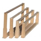 10 Stk. Dadant Blatt 470/435x159, Hoffmannseiten, montiert