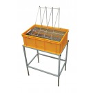 Entdeckelungsgestell mit Kunststoffwanne