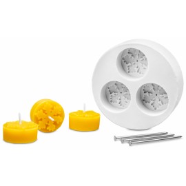 Silikonform Teelicht Schneeflocke