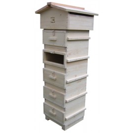 Warré Beute mit Fenster und Varroaboden, kompl.