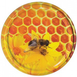 Deckel TO 82 Metall, Biene