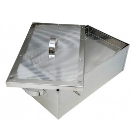 Sonnenwachsschmelzer, klein, Edelstahl