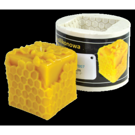 Würfel mit Bienenwaben (6 cm)