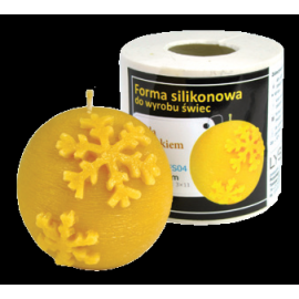 Kugel mit Schneeflocke (7cm)