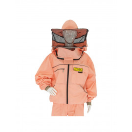 Imkerjacke mit Hut und Schleier, Lachs
